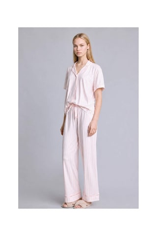Defacto Regular Fıt Kısa Kollu 2li Softshell Pembe Pijama Takımı I3483ax26aupn436 Pembe-pn436