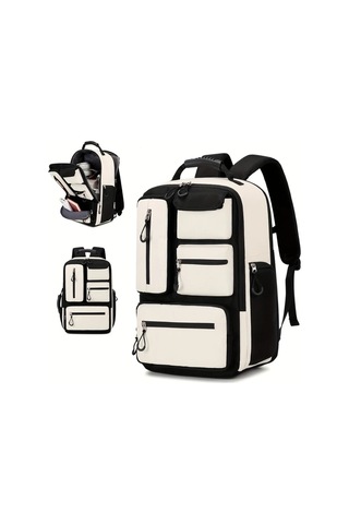 Xuweiwei White 15.3 Inch Laptop Sırt Çantası Büyük Kapasiteli Ayakkabı Bölmeli Erkek Ve Kadın İçin "value":"mavi"