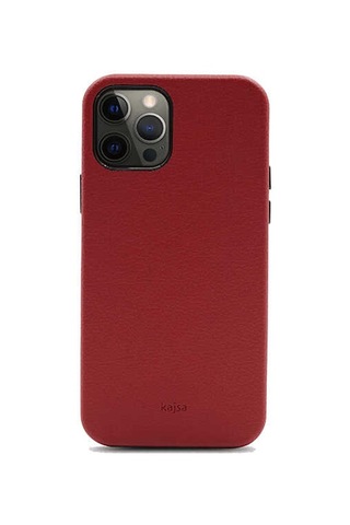 Kajsa Apple Uyumlu iPhone 12 Pro Max Kılıf Suni Deri Kajsa Litchi Kapak ZORE-219023