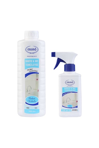 Ersağ Bahar Kokulu Banyo Wc Temizleyici 1000 ML + Boş Aparat