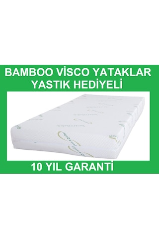 Yatakmerkezi Bambu Visco Yatak Çift Kişilik Visco Yatak 160X200