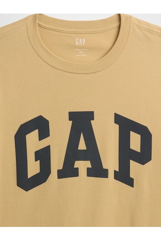 Gap Everyday Soft Basic Gap Logo 856659 T-shirt Kısa Kol Tişört Erkek T-shirt SARI
