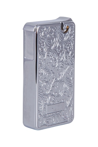 Soft Flame Gümüş Desenli Metal Çakmak