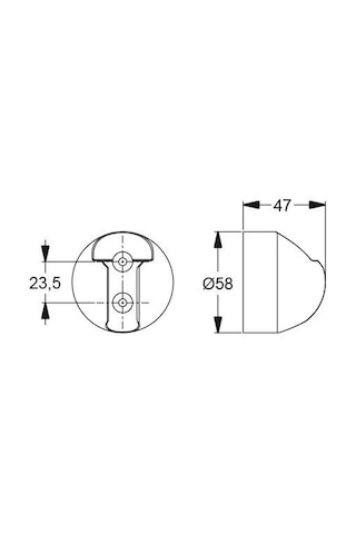 Ideal Standard Idealrain Wall Bracket Chrome Askı B9467Aa Diğer