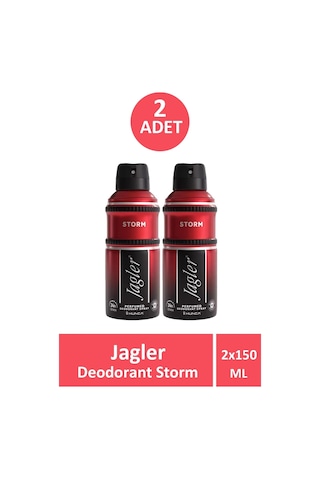 Jagler Storm Erkek Sprey Deodorant 150 ML x 2