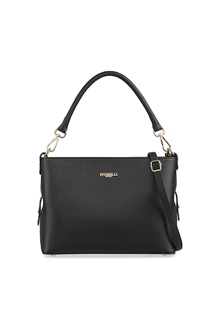 Omuz Çantası Kadın Grazıa Piumelli Milano Bag D28 Black D28 Black Siyah