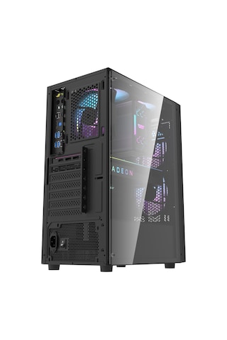 Aıgo Darkflash A290 Usb3.0 3 12cm Fan Temperlı Cam Sıyah Atx Oyuncu Kasası