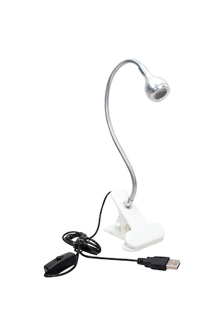 Powermaster Pm-20042 Cob Led Akrobat Mandallı Usb 6500k Beyaz Masa Lambası Diğer