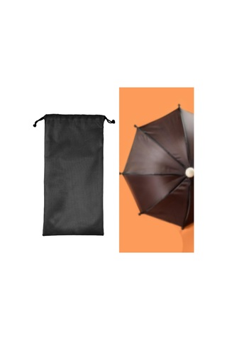 Homyl Bağcıklı Saklama Çantası Hafif Çadır 25cmx80cm Siyah