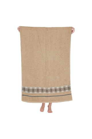 Naturasoft %100 Pamuk Banyo Hamam Havlusu 70x140 Cm Bej