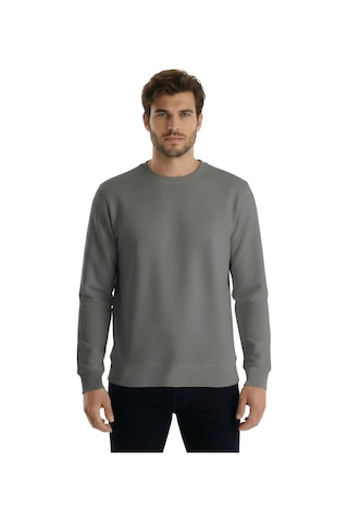 Goffra Erkek Focus Esnek Kumaş Yumuşak Dokulu Günlük Sweatshirt Yeşil M401-r0342-02 Yeşil