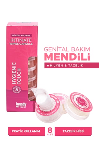 Handytowel İntimate Genital Hijyen Kapsülü 8 x 7.5 ML
