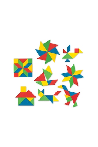 03698 Dede. Tangram 28 Parça