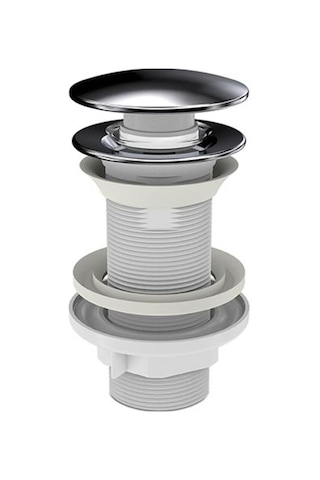İz Yapı İzyapı Klick Klack Taşmasız Bas Aç Metal Lavabo Sifonu Diğer