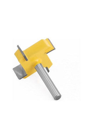 Shineyee Ahşap İşleme T-tipi Freze Ucu: 6mm Sap, 4 Lü Paket, Dört Kanatlı, Derin Kesim Ve Temizleme İşlemleri İçin Profesyonel Alet