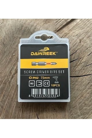 Dwk Ph2 Bits Uç Mıknatıslı Phc Yıldız Uç Ph2 Sac Vida Sıkma Ucu 75mm 10lu