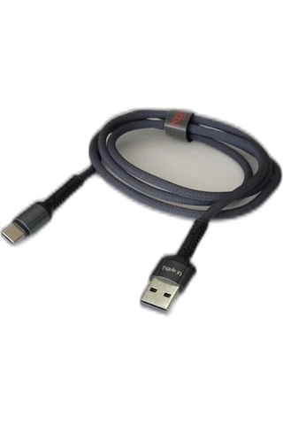 Gritty Deluxe Usb To Type-c Şarj Kablosu 1 M - Siyah