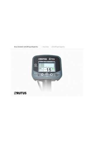Rutus Atrex Dedektör 28 Cm Siyah Başlıklı Paket