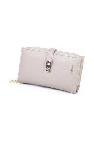 Nas Bag Kadın Orta Boy Kartlık Kağıt Para Ve Bozuk Para Tasarımına Sahip Kum Victoria 16x9 Cm Kum Rengi