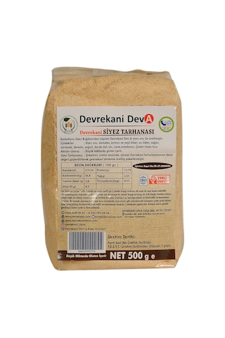 Devrekani Deva Siyez Tarhanası Yöresel Katkısız 500 G
