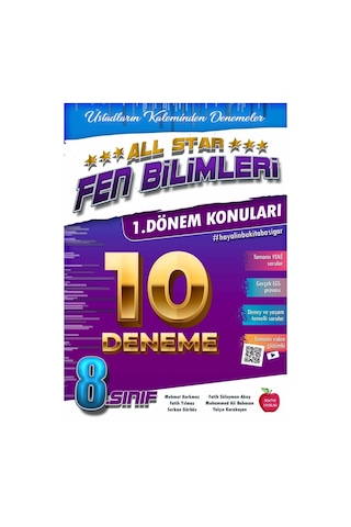 Newton All Star Fen 1.Dönem 10 Deneme 8. Sınıf Nisan 2020