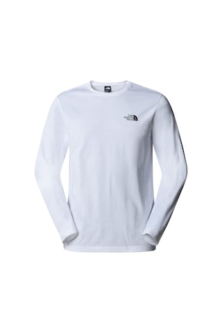 The North Face M L/s Sımple Dome Tee Erkek Shirt Nf0a87qnfn41 Beyaz