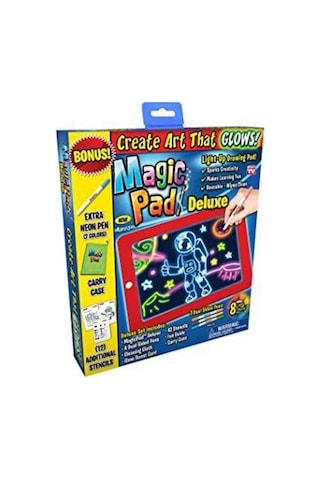 Ers Magic Pad Çocuk Eğitici Sihirli Işıklı Kalemli Öğretici Pili Pad