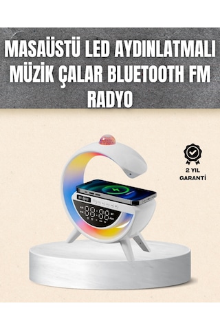 7 Ses Efektli Rgb Işıklı Fm Destekli Kablosuz Şarjlı Bluetooth Ho