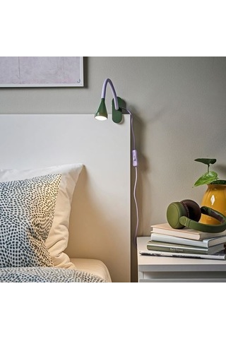 Ikea Nävlınge Çalışma Lambası, Lila-koyu Yeşil