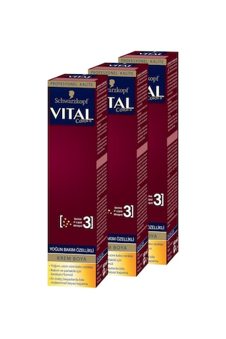 Schwarzkopf Vital Colors Krem Saç Boyası 6 - 99 Viyole Kızıl X 3 Ad