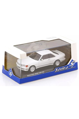 1:43 Solido 1990 Mercedes Benz Sec 560 Amg Widebody White