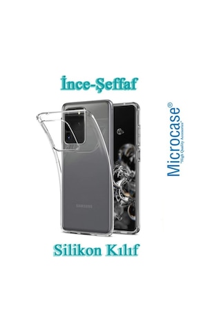 Microcase Samsung Uyumlu Galaxy S20 Ultra Ince 0.2 Mm Soft Silikon Kilif 434422580