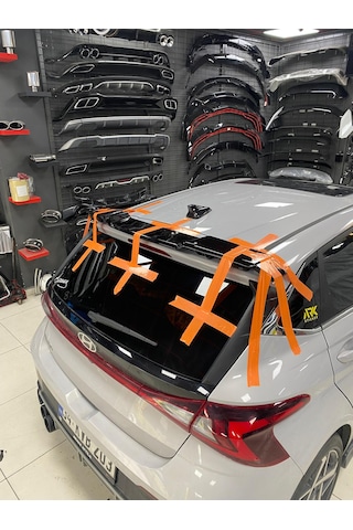 Hyundai İ20 2021+ N Spoyler Plastik Parlak Siyah