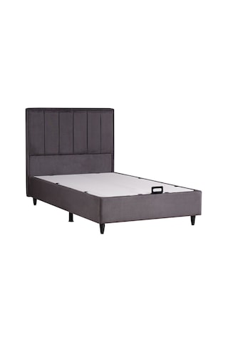 Kilim Mobilya Royal Plus Sandıklı Baza Başlık Seti Antrasit 90 X 190