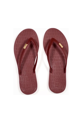 Tkees TK-P207 Kadın Parmak Arası Plaj Terlik - Bordo