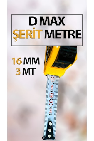 Dmax , Şerit Metre 3 Metre 3