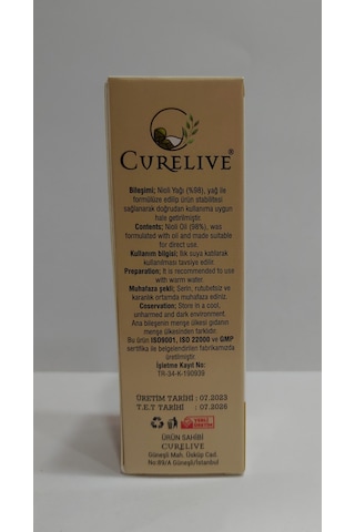 Curelive Nioli Yağı 20 ML