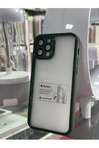 Apple Uyumlu iPhone 12 Pro Uyumlu Lens Korumalı Kılıf -