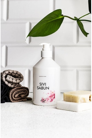 Lalezen Home Beyaz Plastik Sıvı Sabunlukluk Şişesi 500 Ml