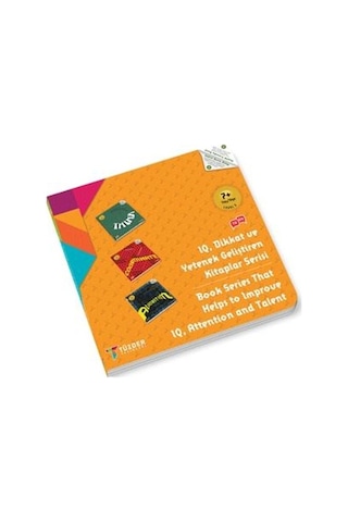 7+ Yaş Seti - Level 3 - IQ Dikkat ve Yetenek Geliştiren Kitaplar Serisi- Tüzder Yayınları