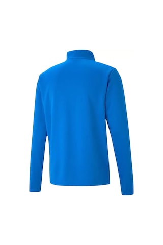 Puma Teamrise 1/4 Zip Top Erkek Futbol Antrenman Uzun Kollu Tişört 65739402 Mavi 001