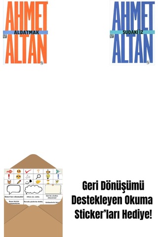 Aldatmak - Yalnızlığın Özel Tarihi Cep Boy + Sudaki İz Cep Boy + Okuma Sticker'ları