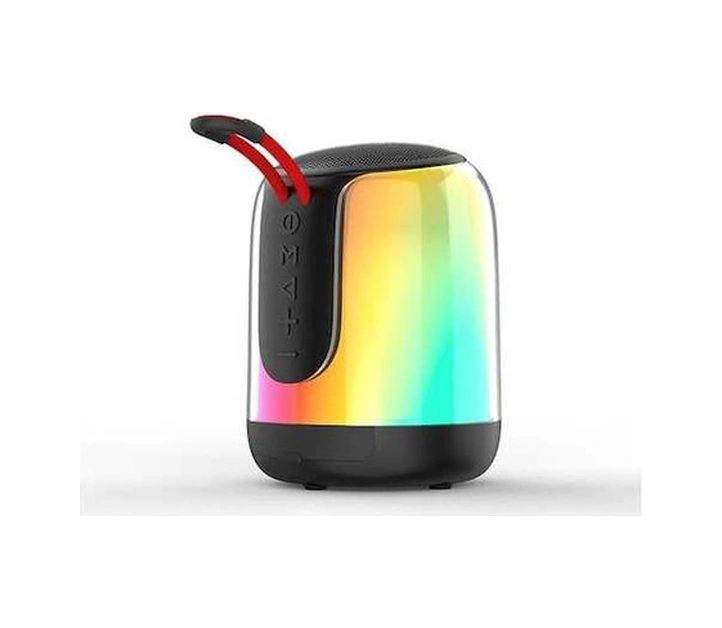 Fortunelane Mobil Bluetooth Hoparlör, 10 Renkli Işık, Güçlü Bas, 8 Saat Pil, Tws Ve Radyo, Kamp İçin