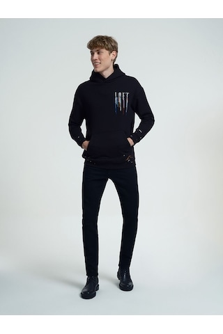 LOFT Relax Fit Erkek Sweatshirt Lf2034198 Q1.v1 Siyah