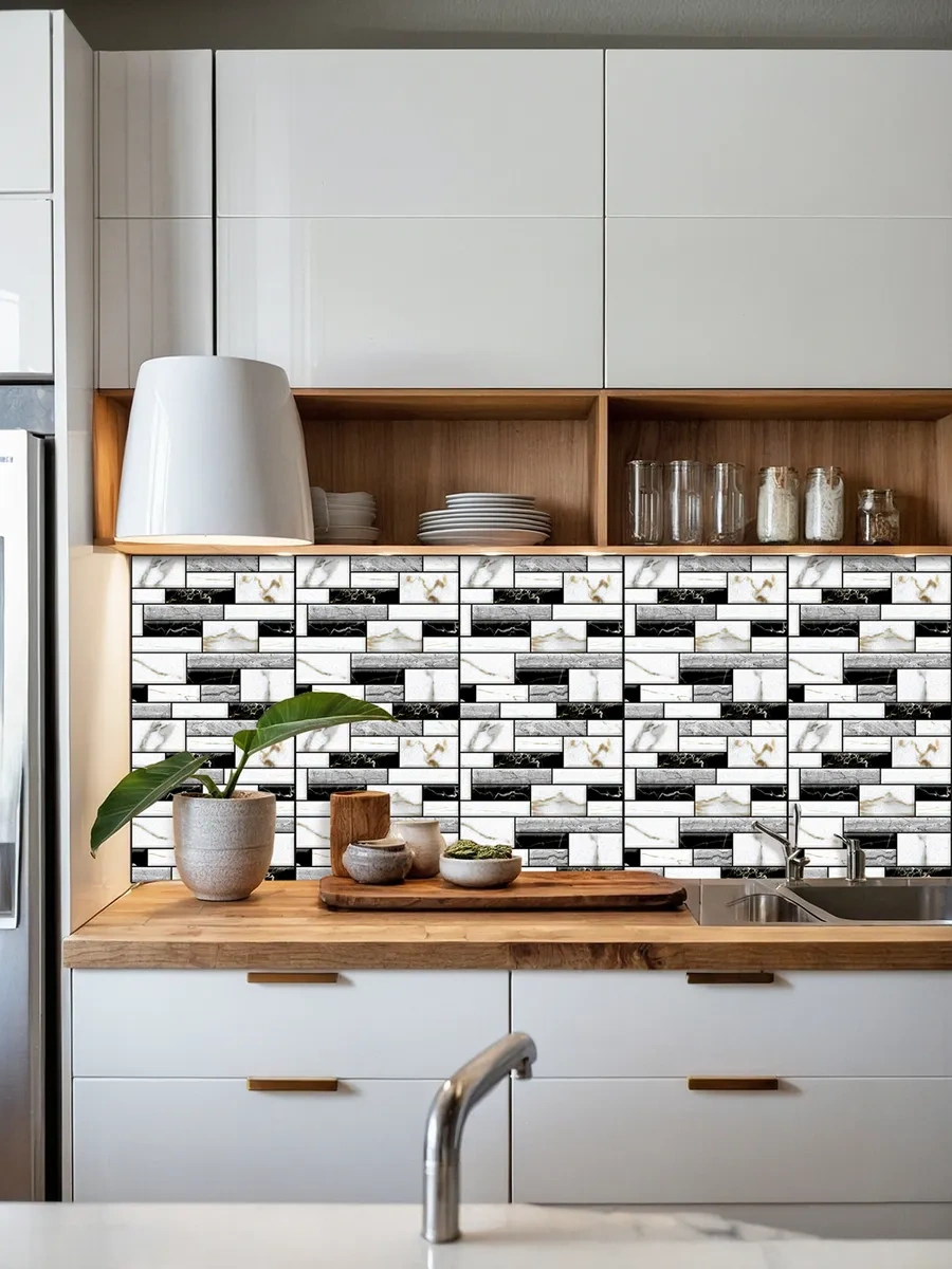 Pureflex Duvarlar İçin 3d Kendinden Yapışkanlı Paneller 30x30 Cm, 10 Adet 335510823