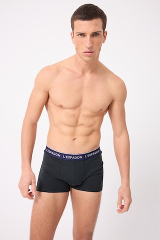 L'espadon Maritime Elite Koleksiyonu Erkek Boxer Şort -3229 Siyah