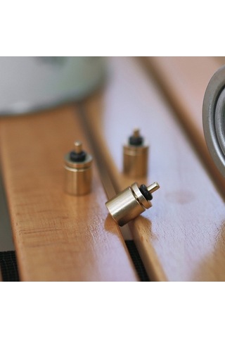 Ebitda Profesyonel Pirinç Gaz Tankı Dolum Adaptörü - Sızdırmaz Altın Çift Kauçuk Halkalı Altın