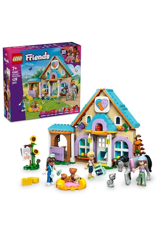 LEGO® Friends At ve Evcil Hayvan Veteriner Kliniği 42651 - 7 Yaş ve Üzeri Çocuklar için Yaratıcı Oyuncak Yapım Seti (428 Parça)