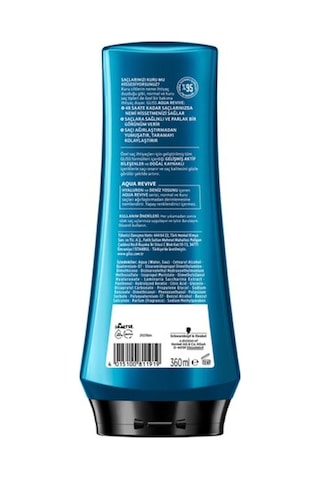 Gliss Aqua Revive Nemlendirici Saç Kremi 360 ML