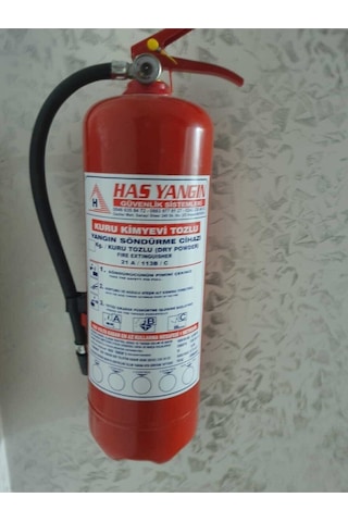 6 Kg Yangın Tüpü Köpüklü 5 Yıl Kullanım Süresi